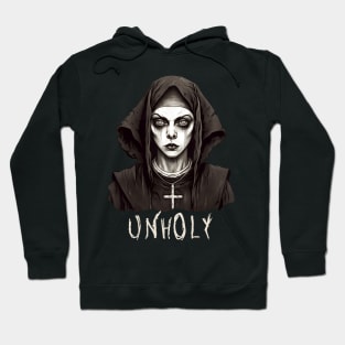 Dark Gothic Satanic Nun Unholy Hoodie